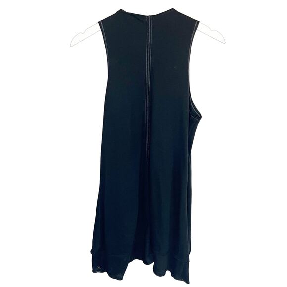 Alo Yoga Women's Duster Sleeveless Draped Open Front Large - Picture 2 of 4